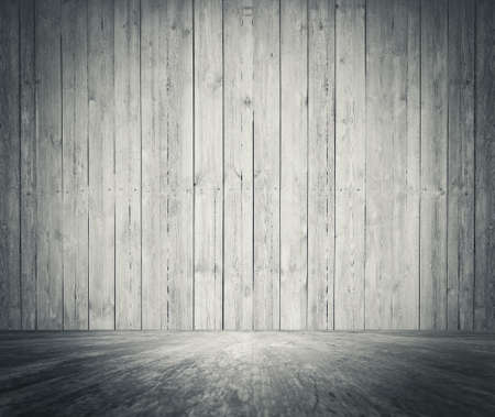 empty wooden room, interior backgroundの写真素材