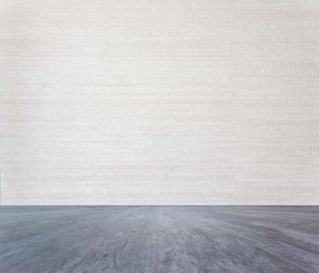 empty interior with white wallpaperの写真素材