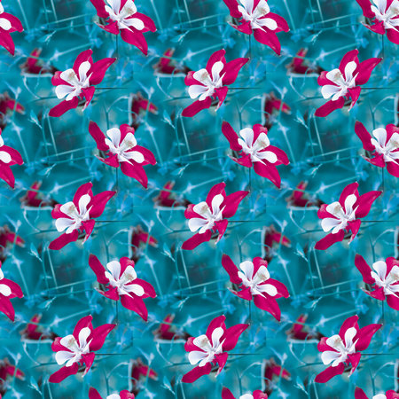 seamless flowers pattern, floral background