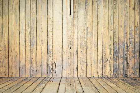 old room, wooden background, empty interior