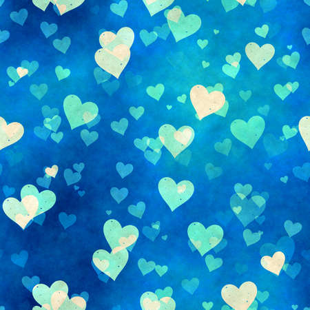 abstract seamless hearts background patternの写真素材