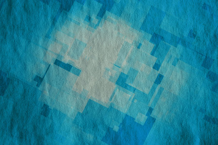 abstract blue background, old grunge paperの写真素材