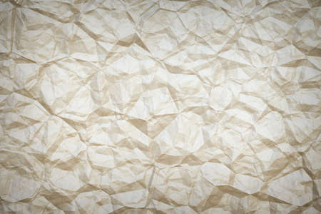 old crumpled paper, blank background with copyspaceの写真素材