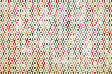 old paper texture, retro rhombus backgroundの写真素材