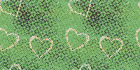 abstract seamless hearts raster background pattern