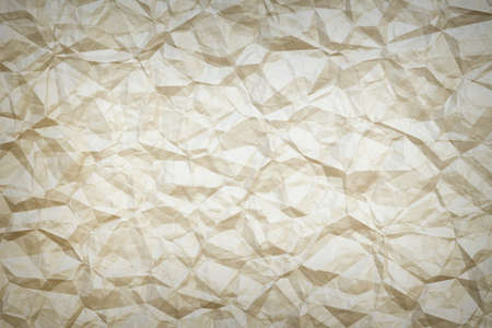 old crumpled paper, blank background with copyspaceの写真素材