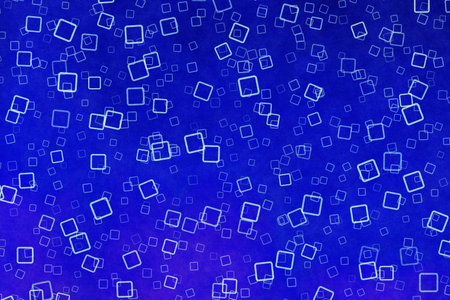 old grunge paper background, blue color square