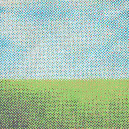 old illustration, raster fields backgroundの写真素材