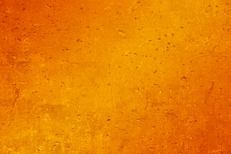 orange concrete background, old grunge plaster wall