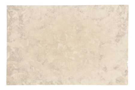 old paper isolated on white background with clipping pathの写真素材
