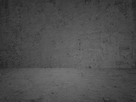concrete black room, plaster dark wall, grunge interior background