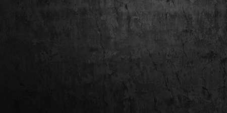 dark concrete wall, plaster black backgroundの写真素材