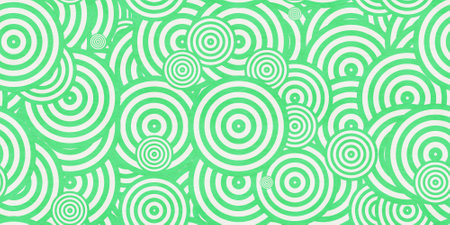 green vintage circle texture pattern. geometric seamless retro background.の写真素材
