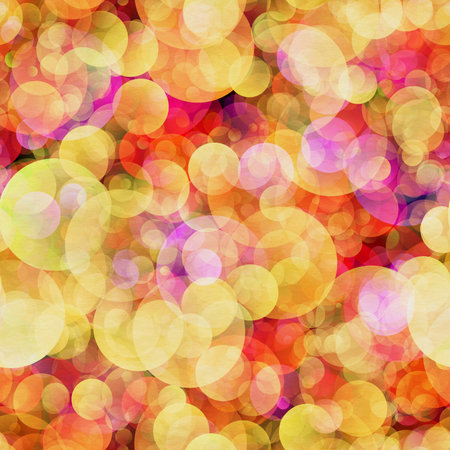 gradient circles background, seamless red patternの写真素材