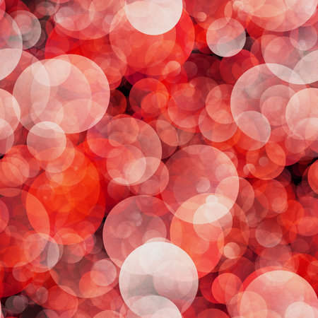 gradient circles background, seamless red patternの写真素材