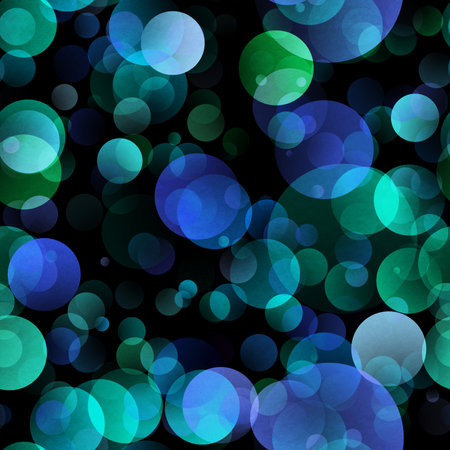 gradient circle background, blue seamless patternの写真素材