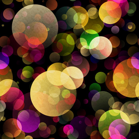 gradient circles background, multicolor seamless patternの写真素材