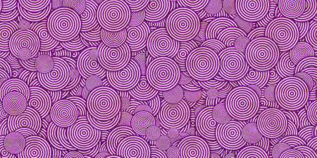 violet vintage circle texture pattern. geometric seamless retro background.の写真素材