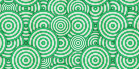 green vintage circle texture pattern. geometric seamless retro background.の写真素材