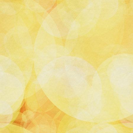 gradient circles background, seamless yellow patternの写真素材