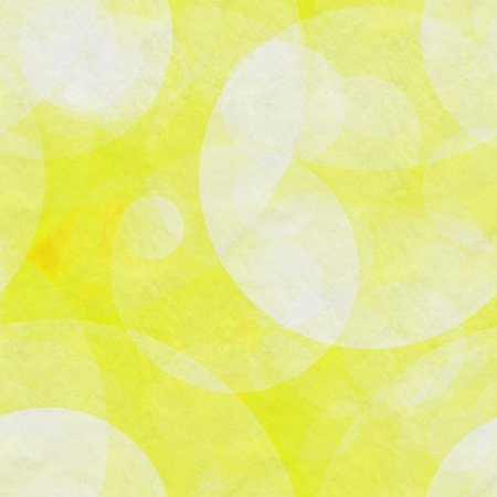 gradient circles background, seamless yellow patternの写真素材
