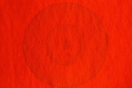 abstract vintage background with circles on old retro paper textureの写真素材