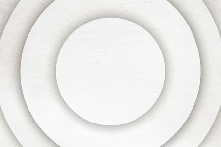 abstract vintage background with circles on old retro paper textureの写真素材