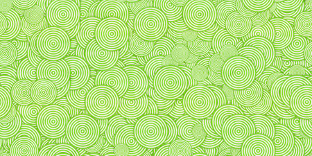 green vintage circle texture pattern. geometric seamless retro background.の写真素材