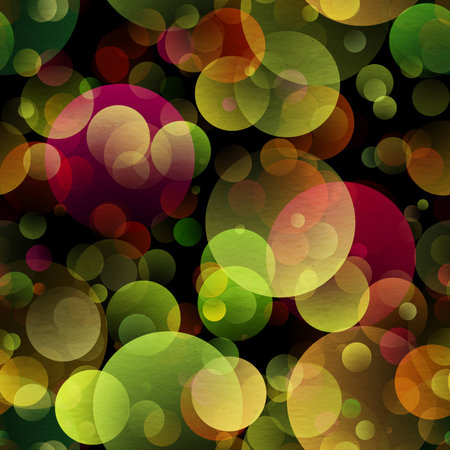 gradient circle background, seamless green patternの写真素材