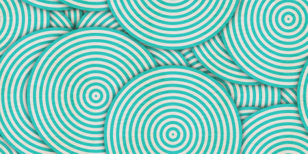 blue vintage circle texture pattern. geometric seamless retro background.の写真素材