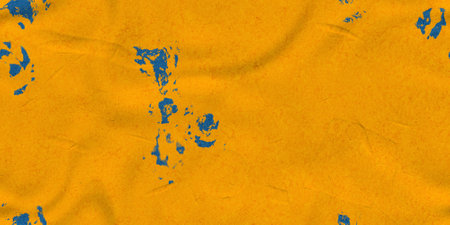 yellow concrete background, plaster wallの写真素材