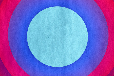 abstract vintage background with circles on old retro paper textureの写真素材