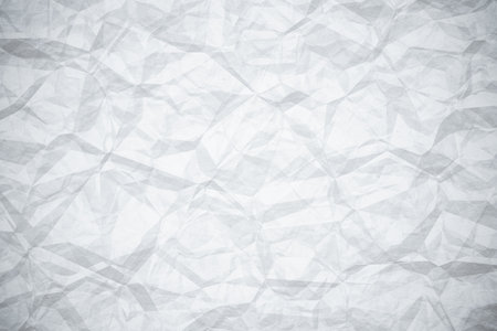 old crumpled paper, blank background with copyspaceの写真素材