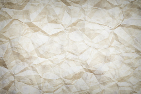 old crumpled paper, blank background with copyspaceの写真素材