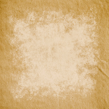 old paper texture, grungy square backgroundの写真素材