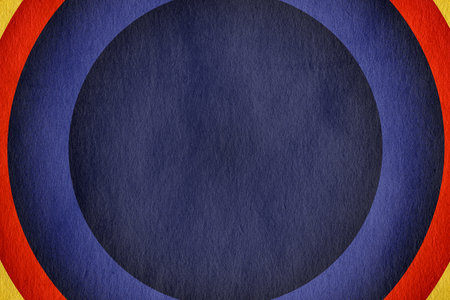 abstract vintage background with circles on old retro paper textureの写真素材