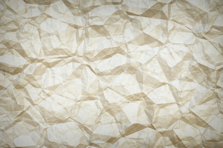 old crumpled paper, blank background with copyspaceの写真素材
