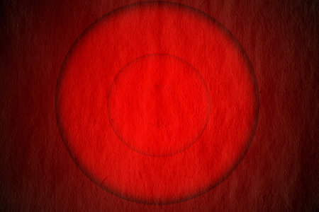 abstract vintage background with circles on old retro paper textureの写真素材