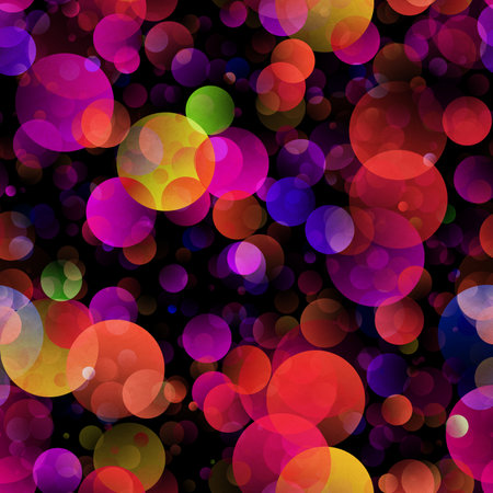 gradient circles background, seamless red patternの写真素材