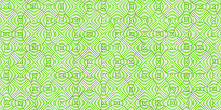 green vintage circle texture pattern. geometric seamless retro background.の写真素材