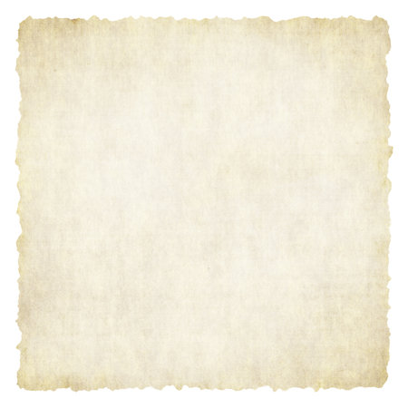 old paper isolated on white backgroundの写真素材