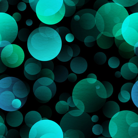 gradient circle background, blue seamless patternの写真素材