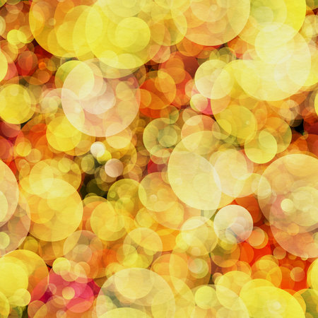 gradient circles background, seamless yellow patternの写真素材