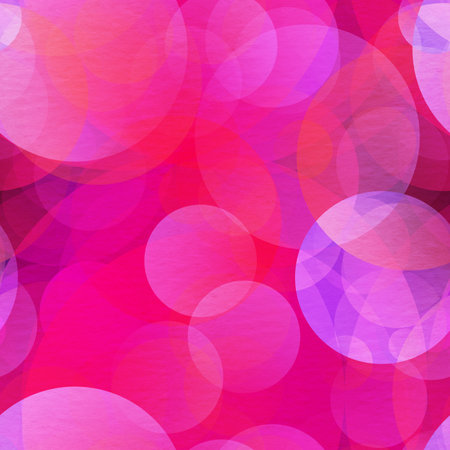 gradient circles background, seamless purple patternの写真素材