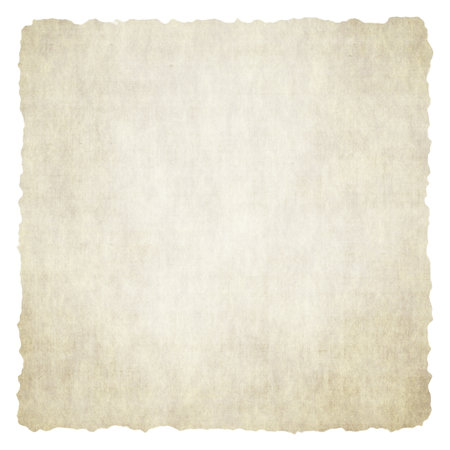 old paper isolated on white backgroundの写真素材