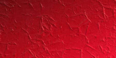old peeling wall, red backgroundの写真素材