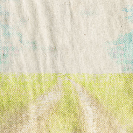 old fields, retro background on paper textureの写真素材