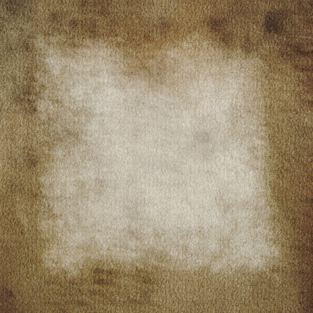 old paper texture, grungy square backgroundの写真素材