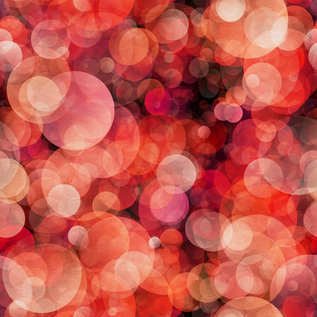 gradient circles background, seamless red patternの写真素材