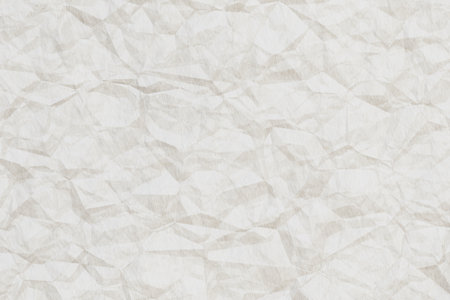 old crumpled paper, blank background with copyspaceの写真素材